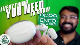 OPPO Enco Air 3 Pro Indepth Review  Call Quality amp Sound Tested  Best Earphones Under 5K [upl. by Rillings]