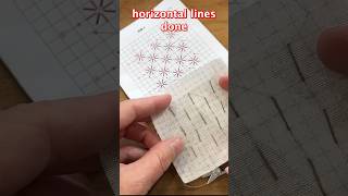 Crossing the Lines Perfecting Your Sashiko Pattern [upl. by Ahsenot]