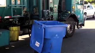 Garbage Trucks vs Broken Trash Cans [upl. by Peadar]