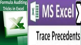 Excel Formula Auditing  Trace Precedents [upl. by Wilsey268]