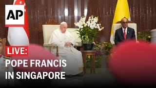 LIVE Pope Francis speaks at the National University of Singapore [upl. by Luigi]