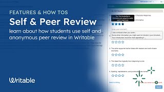 How Students Review Work in Writable [upl. by Cathlene]