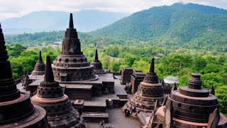 Explore Borobudur The Worlds Largest Buddhist Temple in 50 Seconds [upl. by Nylarat]