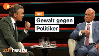 Kontroverse Debatte nach Angriff auf Politiker  Markus Lanz vom 18 April 2024 [upl. by Ahseinod]