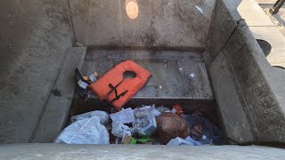 GoPro Garbage Truck hopper view  Dumping garbage load ep2 [upl. by Blum416]