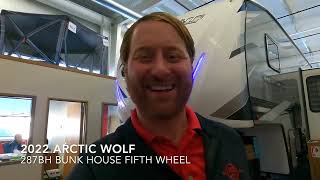 2022 Arctic Wolf 287BH Bunk House Fifth Wheel at Bullyan RV [upl. by Brotherson]