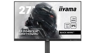 Iiyama GMaster GB2745QSUB1 monitor with 27″ 2K 100Hz IPS panel unveiled [upl. by Pogah]