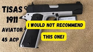 TISAS 1911A1 AVIATOR 45acp UNBOXING [upl. by Assirim302]