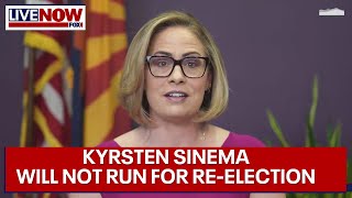 Kyrsten Sinema announces she is retiring from the Senate  LiveNOW from FOX [upl. by Adlev634]