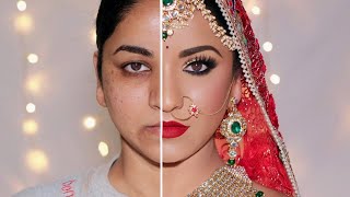 How To Flawless Bridal HD Base Makeup  Indian Wedding Makeup Look [upl. by Attey]