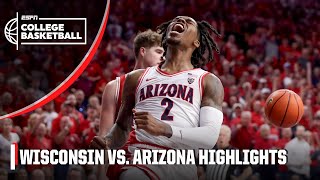 Wisconsin Badgers vs Arizona Wildcats  Full Game Highlights [upl. by Aray]