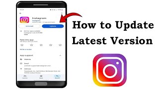 How to Update Instagram Latest Version  ThilakTech [upl. by Nivled]