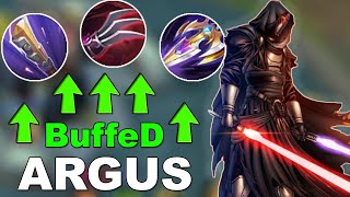 Argus Finally Gets A Buffed  Moonton Fix Argus  Mobile Legends [upl. by Elletsyrk882]