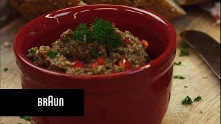 Recette Braun  Tapenade de champignons des bois [upl. by Aramas]