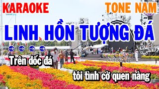 Linh Hồn Tượng Đá Karaoke Tone Nam  Am  Nhạc Sống Trữ Tình  Thanh Hải Organ [upl. by Greta14]