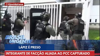 Lápiz integrante de facção aliada ao PCC é preso na Colômbia  Brasil Urgente [upl. by Aserat]