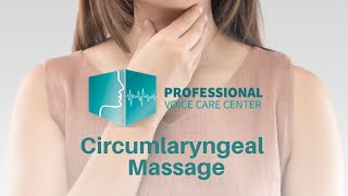 Circumlaryngeal Massage  Professional Voice Care Center [upl. by Asteria78]