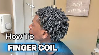 How To Do FINGER COILS in 5 Minutes [upl. by Nikola]