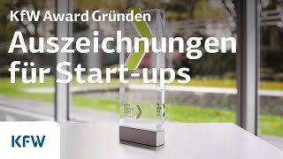 Mutmacher 2020 Diese jungen Unternehmen erhielten den KfW Award Gründen [upl. by Amatruda]