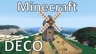 Minecraft  Comment Créer un Moulin [upl. by Islean]