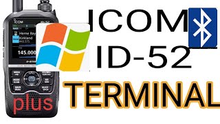 Bluetooth Terminal Mode ICOM 52 Plus [upl. by Hershell318]