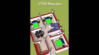 27X36 House plan construction building 3bhkhousedesign houseplan housedesign houseplancreator [upl. by Summons]