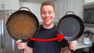 How To Clean And Season Your Cast Iron Pan Like A Pro [upl. by Veriee982]