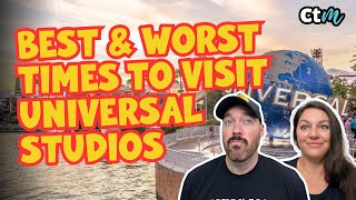 The Best amp Worst Times To Visit Universal Orlando [upl. by Ahsyekat]