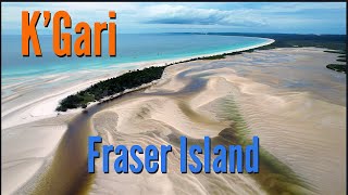 KGari  Fraser Island  Hundreds of Sharks in Feeding Frenzy  4WD Camping Trip [upl. by Pirbhai]