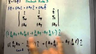 Vector Calculus for Electromagnetism 18  Vector Product Rule 3 [upl. by Thin]