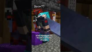 hermitcraft quotEtho’s EPIC Headbang to Joel’s XP Song 🤘🎧quot hermitcraftmoments smallishbeans [upl. by Tyoh]