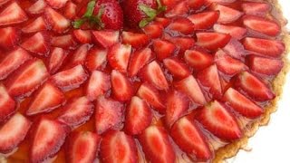 CROSTATA DI FRAGOLE CON CREMA PASTICCERA [upl. by Epul]