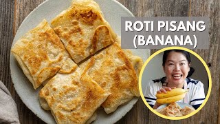 Malaysianstyled Roti Pisang Banana  FlipTwirl and PullStretch Method [upl. by Callum]