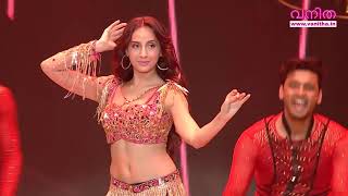 Dancing Queen NORA FATEHI glamorous Performance  Vanitha Film Awards 2020 Part 26 [upl. by Baerl705]