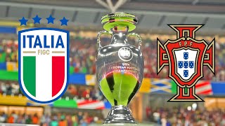 FC 24 Gameplay  Italy vs Portugal  UEFA Euro 2024 Final [upl. by Obbard]