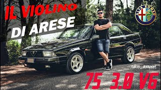 Alfa Romeo 75 30 V6 Busso  Il Violino di Arese [upl. by Hsizan]