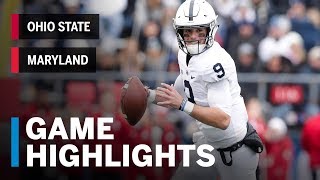 Highlights Penn State at Rutgers  Big Ten Football [upl. by Schulman]