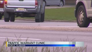 Mobile expects hundreds at second traffic warrant clinic [upl. by Cutcliffe]