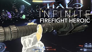 HALO INFINITE FIREFIGHT HEROIC KING OF THE HILL 4K HDR [upl. by Marijo]