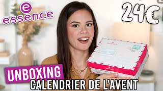 UNBOXING Calendrier makeup pas cher  ESSENCE DIY 24€  Concours [upl. by Aehsel69]