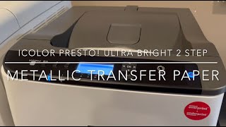 UNINET IColor Presto Ultra Bright Transfer Paper [upl. by Eyak897]