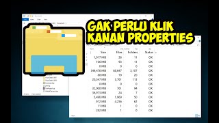 Cara Cepat Mengetahui Size Folder Sekaligus  Folder Size Explorer [upl. by Ralfston239]