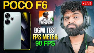 Testing BGMI in POCO F6 with FPS Meter  Gaming Pathshala [upl. by Louanna]