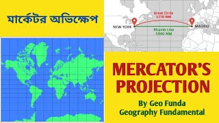 Mercators Projection ll Honours Geography ll Semester 1 ll By Geo Funda [upl. by Flanders]