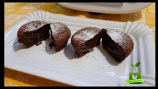 Tortini al cioccolato con cuore morbido per bimby TM6 TM5 TM31 [upl. by Atorod]