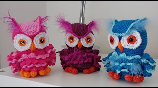 tuto crochet hiboux chouette [upl. by Bradway]