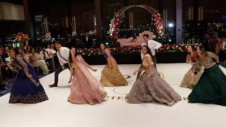 BEST INDIAN BOLLYWOOD WEDDING RECEPTION DANCE 2018 [upl. by Brunhilda]