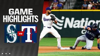 Mariners vs Rangers Game Highlights 92124  MLB Highlights [upl. by Remington317]