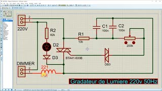 Gradateur De Lumiere 220V 50Hz  40A [upl. by Oicneconi]