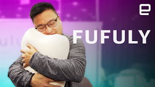 Yukai Engineerings Fufuly at CES 2023 This pulsating cushion can suppress your anxiety [upl. by Euqinimod]